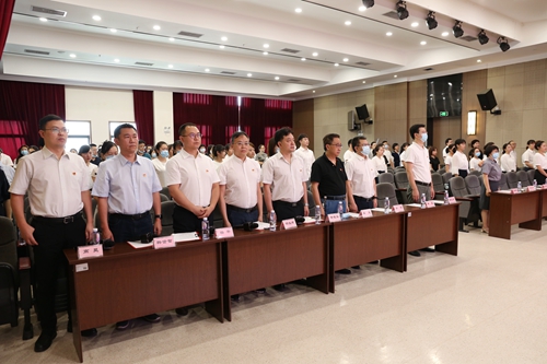 喜迎二十大 永远跟党走 奋进新征程——中物院职工医院召开纪念建党101周年大会(图2) 喜迎二十大 永远跟党走 奋进新征程——中物院职工医院召开纪念建党101周年大会(图2)